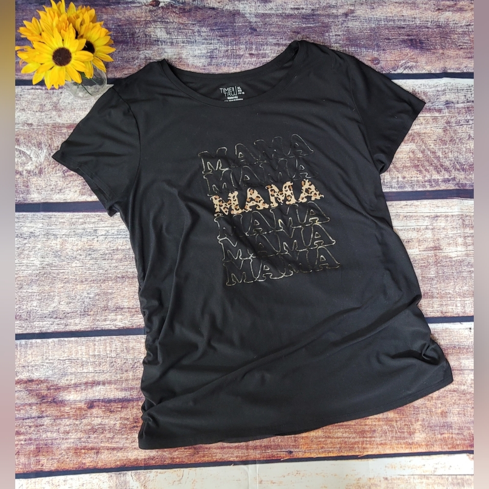 SOLD - TIME AND TRU "MAMA" FITTED TEE SIZE XL